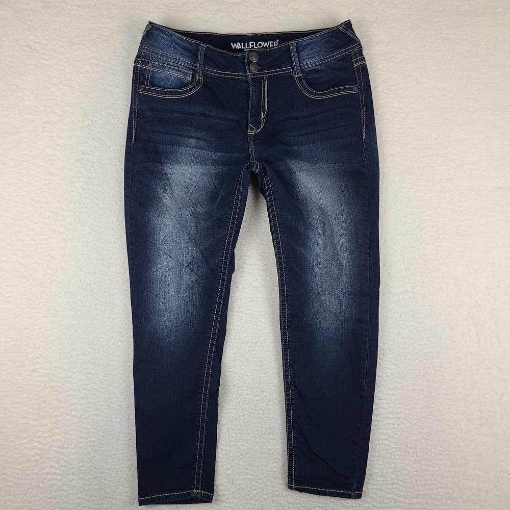 Wallflower‎ Jeans Womens 13 Blue The Luscious Curvy Fit Dark Wash WFM13201K